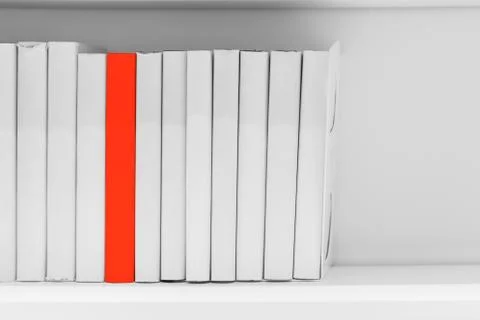 Difference new more idea or knowledge from reading book concept. unique educa Foto stock