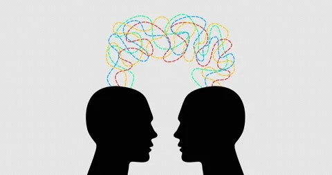 Difference of opinion (black + colorful) Stock Footage 147441591