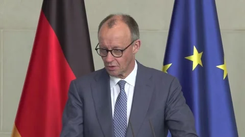 Differences within the German Government regarding Von der Leyen's defense of nu Stock Footage 330488685