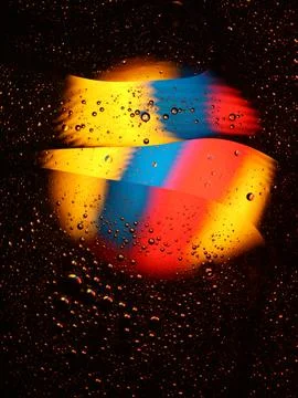 Different abstract bubbles colored spheres rare spectacular fluids Stock-Fotos