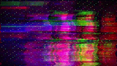 Different Analogue Static Noises texture. Stock Footage 338413631