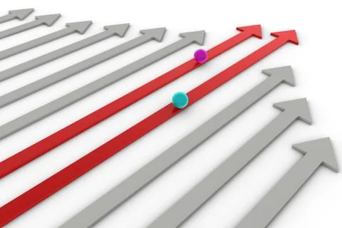 Different arrow Stock Illustration