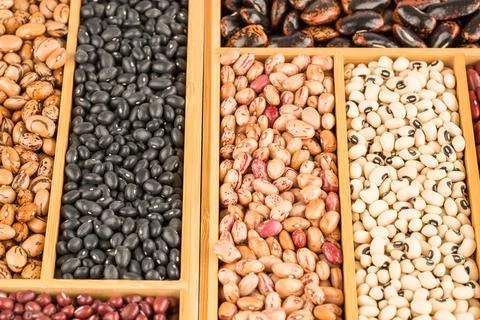 Different beans Stock Photos