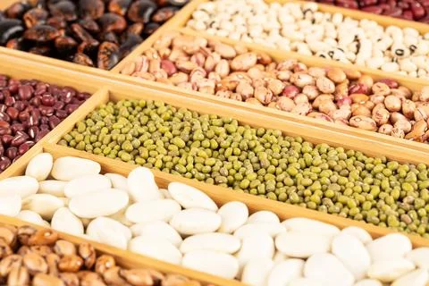 Different beans Stock Photos