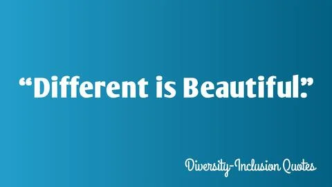Different is beautiful. イラスト素材