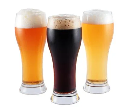 Different beers Stock Photos