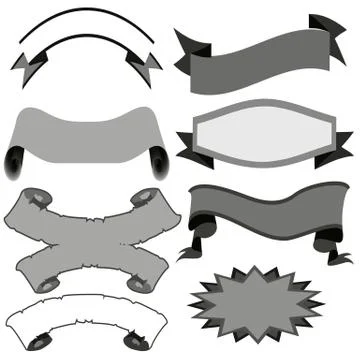 Different bow knot Stock Illustration