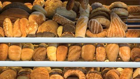 Different breads Stock Photos