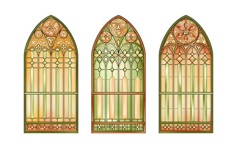 Different bright shapes. Illustrazione stock