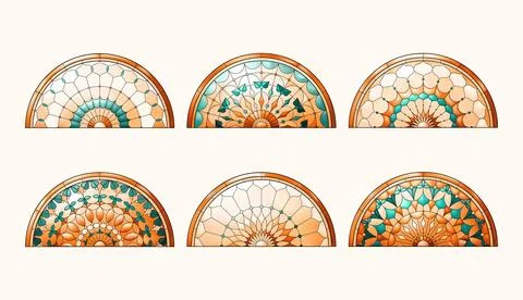 Different bright shapes. Stock Illustration