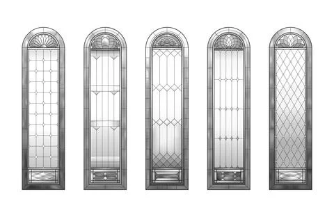 Different bright shapes. Illustrazione stock