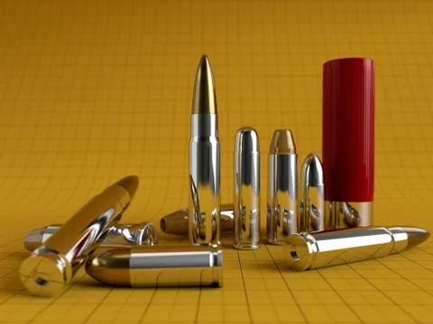 Different bullets Stock Illustration