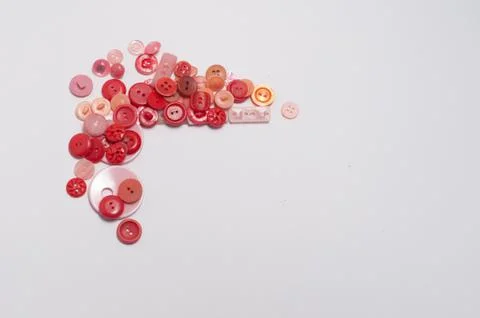 Different buttons on  copy space. Foto stock