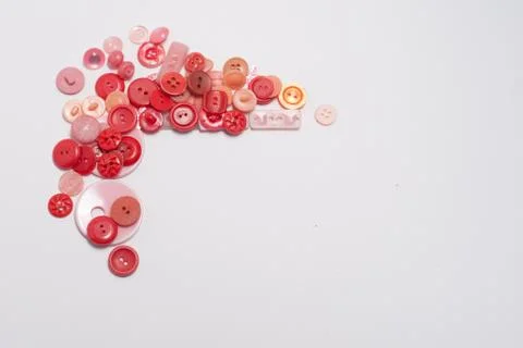 Different buttons on  copy space. Foto stock