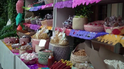 Different candies at a party Stock Footage 191290335