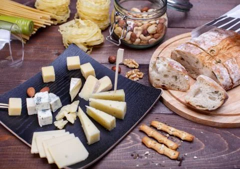 Different cheese Stock Photos