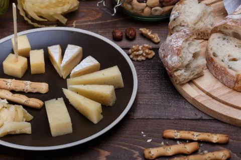 Different cheese Stock Photos