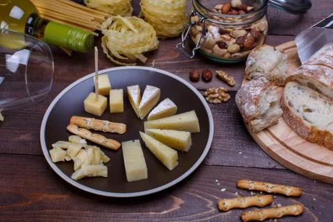 Different cheese Stock Photos