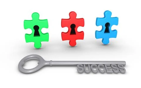 Different choices for success Stock Illustration