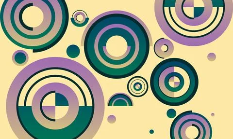 Different circle background. Stock Illustration