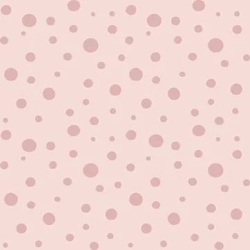 Different circle dot points of trendy neutral colors, seamless pattern for wr Stock Illustration