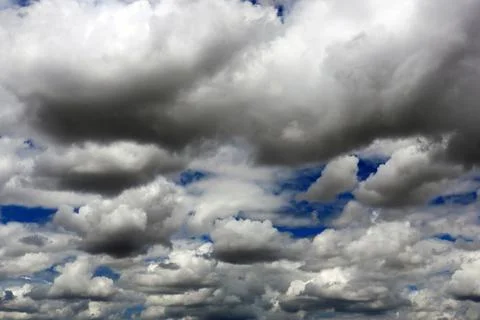 Different cloud shapes,real cloud and sky,rain cloud,closed sky, Stock Photos