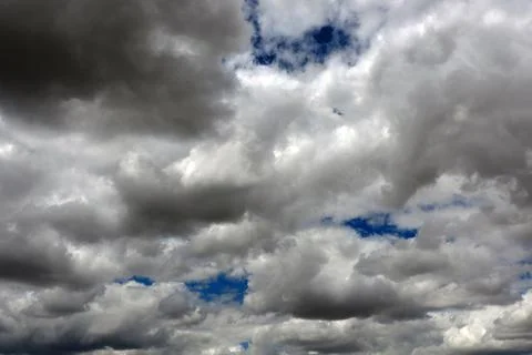 Different cloud shapes,real cloud and sky,rain cloud,closed sky, Stock Photos