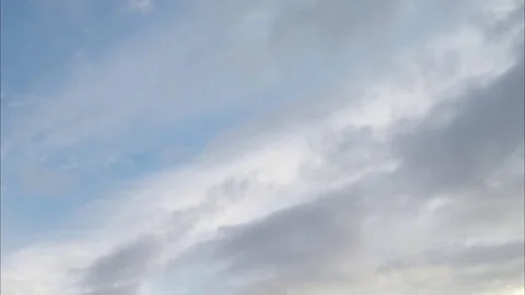 Different clouds in the sky timelapse Stockbeeldmateriaal 77283390