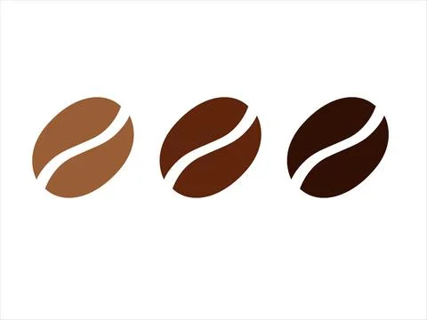 Different coffee beans Illustrazione stock