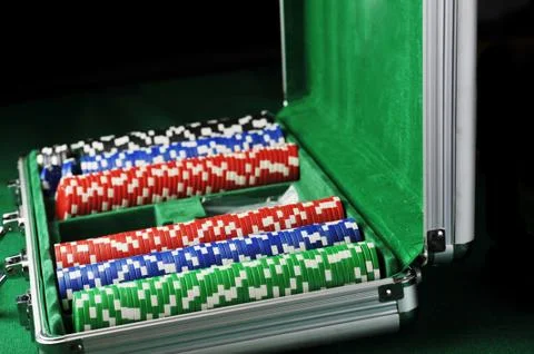 Different color chips Foto stock