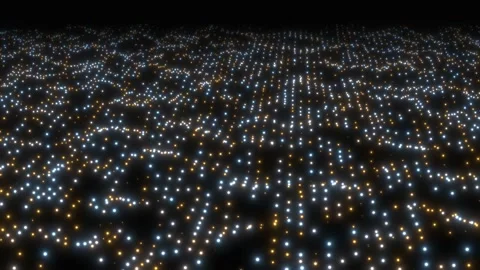 Different color flashing LED light disco floor background loop Stock Footage 169508290
