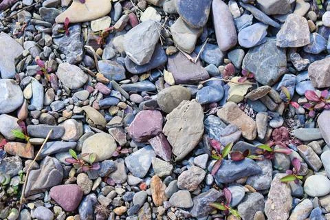 Different color multiple stones background Stock Photos