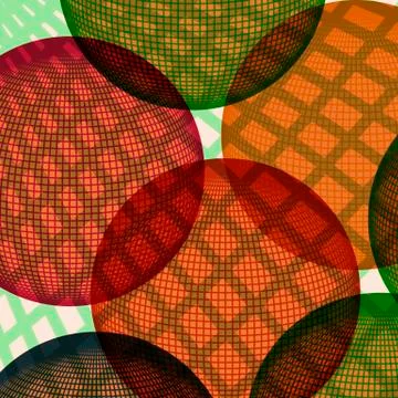 Different color spheres Stock Illustration