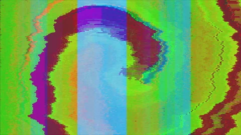 DIfferent colored dynamic nostalgic dreamy holographic background. Creative Stock Footage 151223608