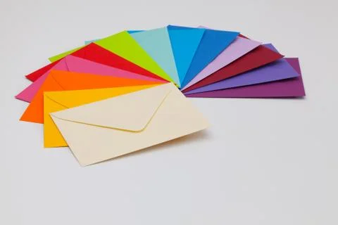 Different colored envelopes Photos