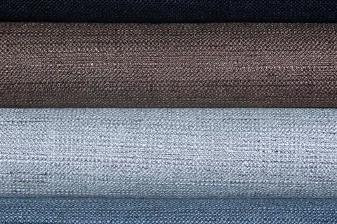 Different colored fabric, sewing and creativity. Stock Photos