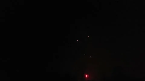 Different colored firework with copyspace for text at the left side of the Stock Footage 142746607