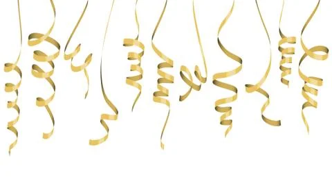 Different colored party garlands Stock Illustration