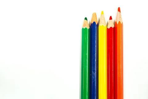 Different colored pencils Stock-Fotos
