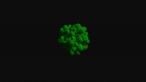 Different colored powder explosions Stock Footage 86818658