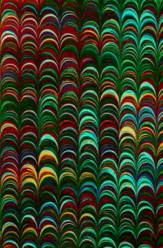 Different colored thread textured, abstract patterned illustration Stock Illustration