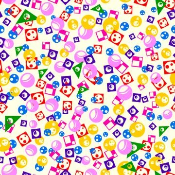 Different colorful shapes Stock Illustration