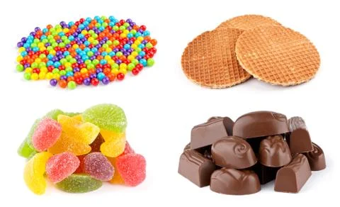 Different colorful sweets Foto stock