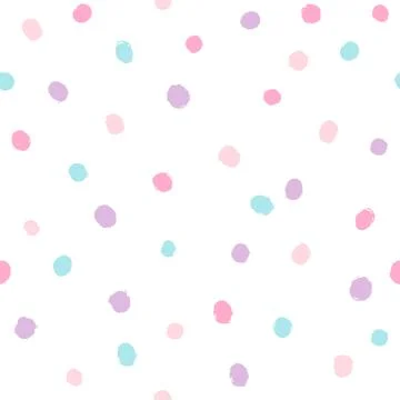 Different colors dots background. Stock Illustration
