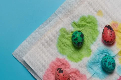 Different colors for easter coloring eggs different colors for easter Stock Photos