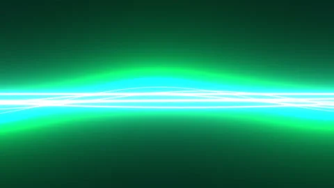 Different Colors of Light Beams Twisted Braids Flowing Across Frame Stock Footage 143892395