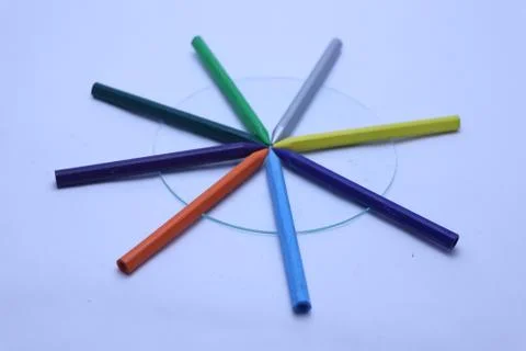 Different colors with white background Stock Photos