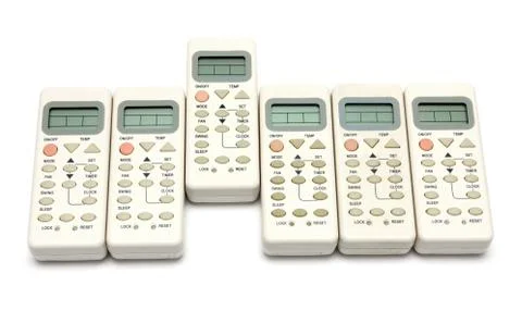 Different concept with remote infrared devices Stock Photos