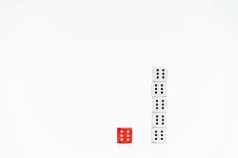 Different cubes symbolize diversity Stock Photos