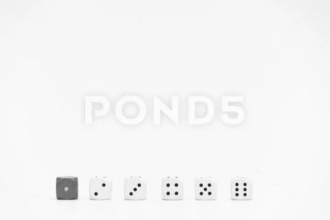 Different cubes symbolize diversity Stock Photos